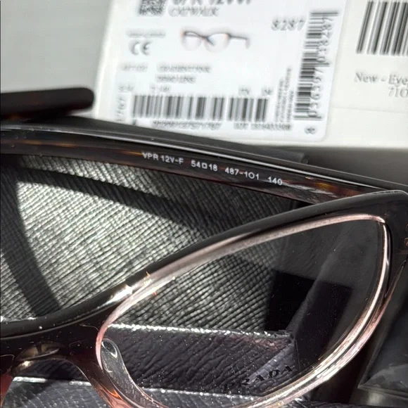 Prada Catwalk Glasses in Black and Pink
